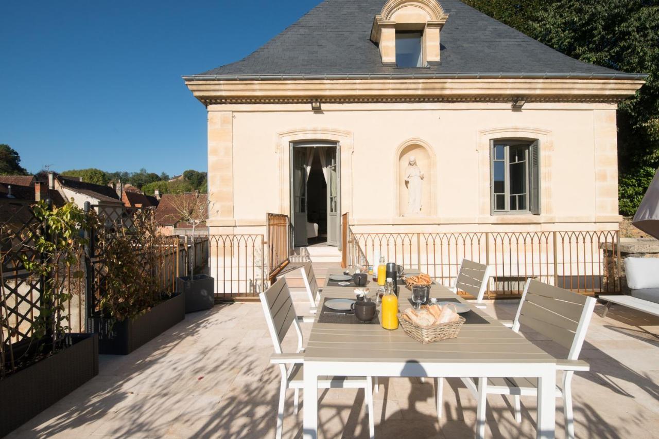 サルラ・ラ・カネダLa Belle Terrasse Avec Climatisation Et Parking Priveアパートメント エクステリア 写真